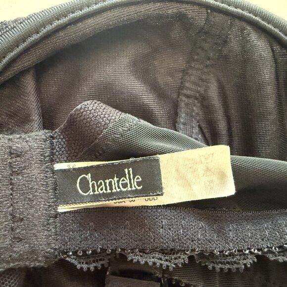 Chantelle C Chic Black Lace Bra 38E (38DD) Style # 3641 - Picture 5 of 6